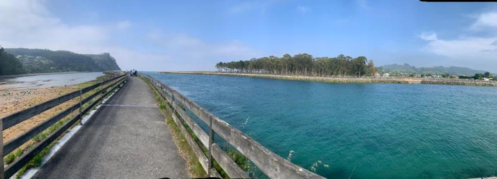 Playa Del Puntal Villaviciosa Asturias Lujo Primera Linea Playa Eksteriør billede
