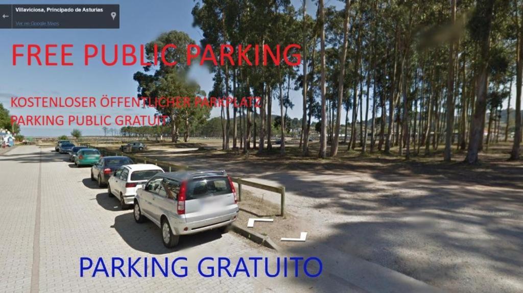 Playa Del Puntal Villaviciosa Asturias Lujo Primera Linea Playa Eksteriør billede