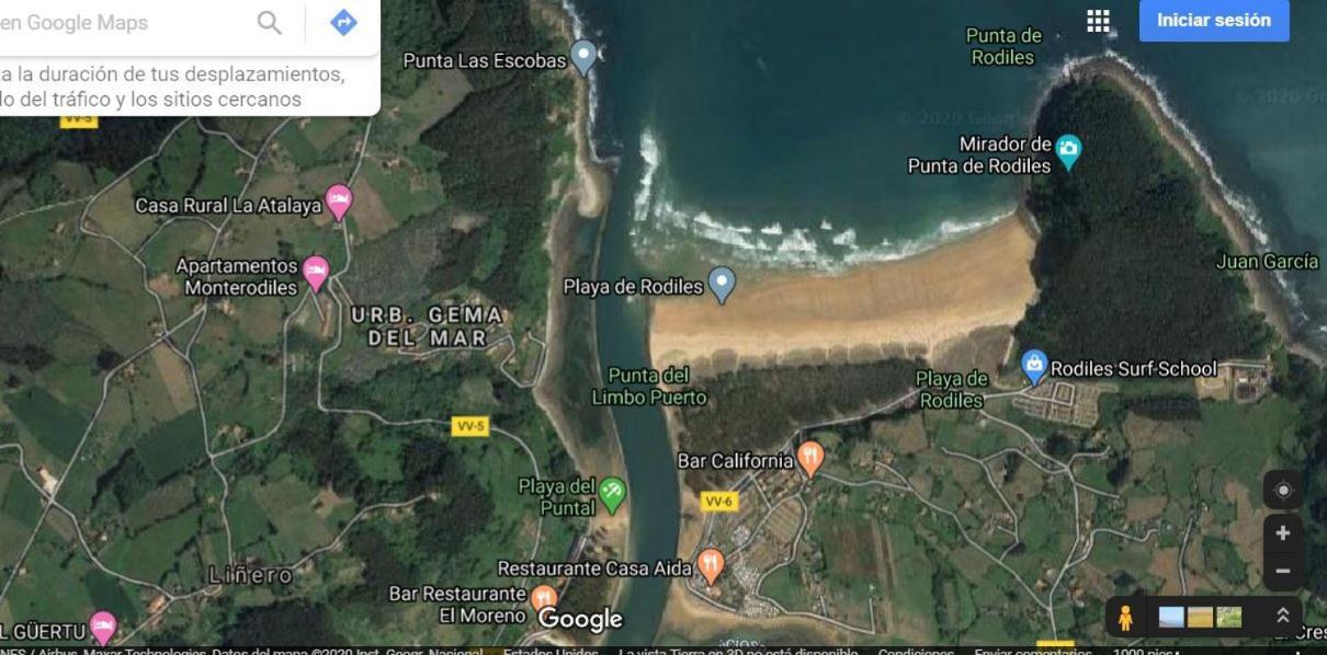 Playa Del Puntal Villaviciosa Asturias Lujo Primera Linea Playa Eksteriør billede
