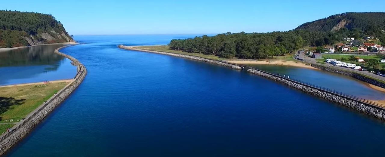 Playa Del Puntal Villaviciosa Asturias Lujo Primera Linea Playa Eksteriør billede