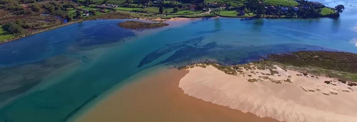 Playa Del Puntal Villaviciosa Asturias Lujo Primera Linea Playa Eksteriør billede